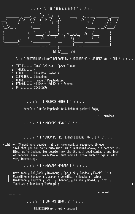 NFO file for Total_eclipse_-_space_clinic_ep-MS