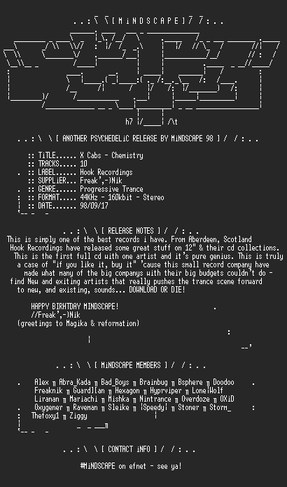 NFO file for X_Cabs-Chemistry-MindScape