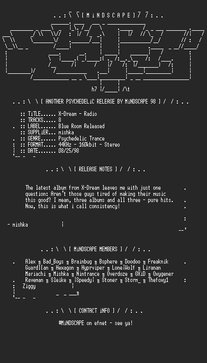 NFO file for X-Dream_-_Radio-MS