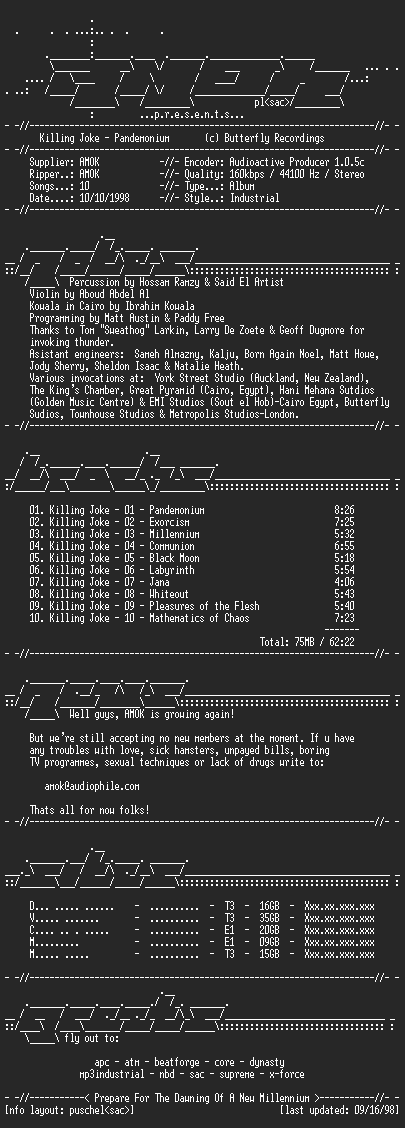 NFO file for Killing_Joke-Pandemonium-AMOK