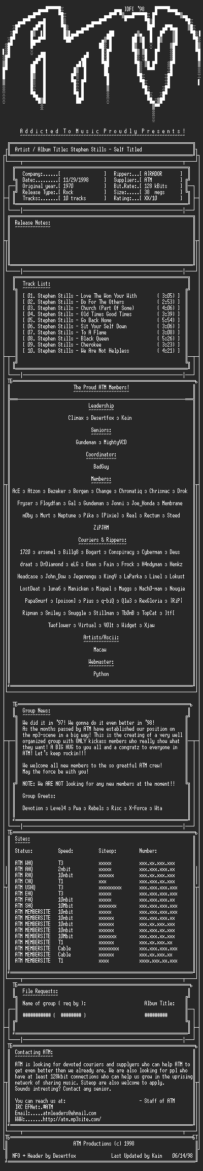NFO file for Stephen_Stills_-_Self_Titled_(1970)_-_ATM