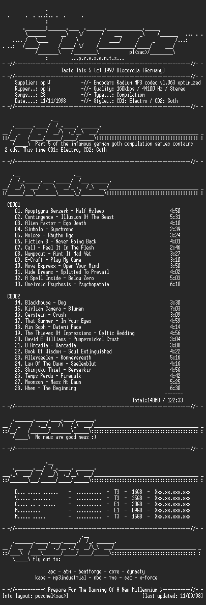 NFO file for Compilation-Taste_This_5-AMOK
