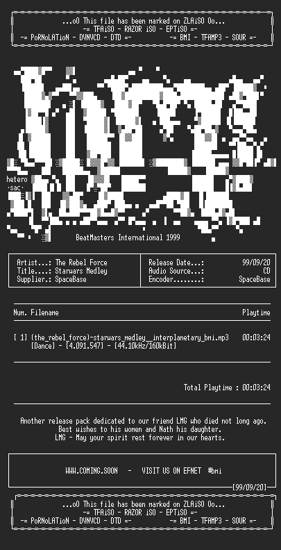 NFO file for (the_rebel_force)-starwars_medley_cd_spacebase-bmi