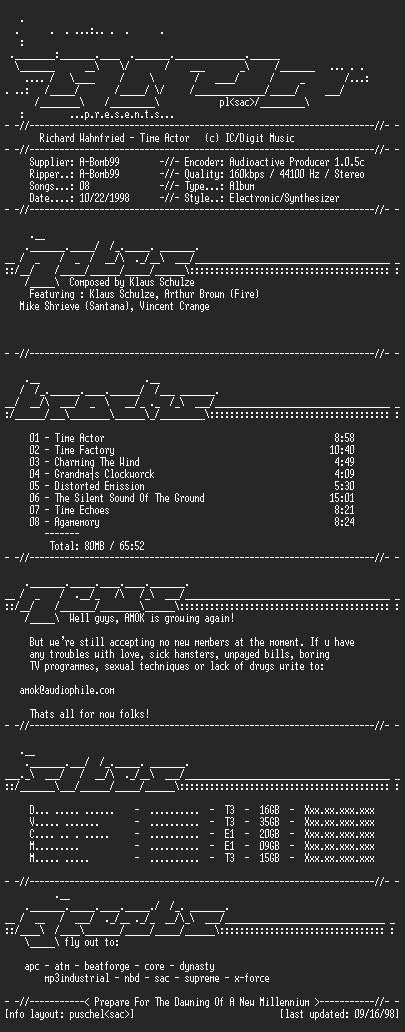 NFO file for Richard_Wahnfried_-_Time_Actor-AMOK
