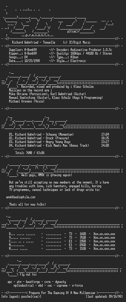 NFO file for Richard_Wahnfried_-_Tonwelle-AMOK