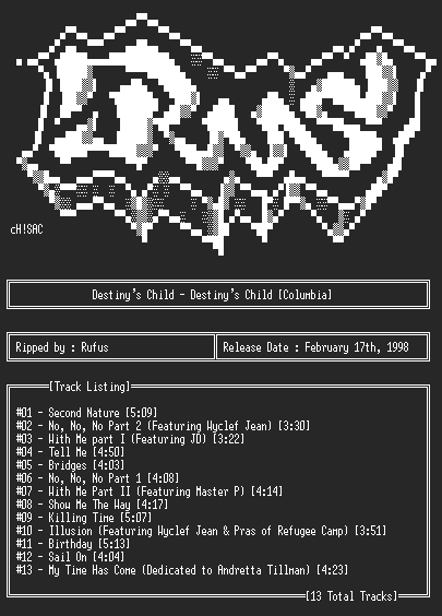 NFO file for Destiny's_Child-Destiny's_Child-RNS