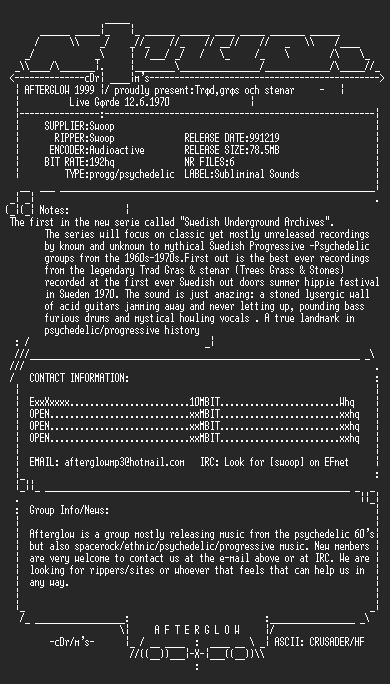 NFO file for Trad_Gras_Och_Stenar_-_Gardet.12.6.1970-agw