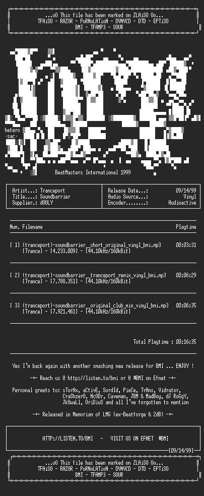 NFO file for (tranceport)-soundbarrier_vinyl_dooly-bmi